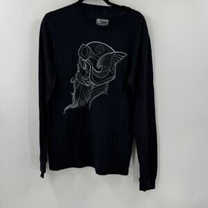 NWOT Curbside Viking Skull Motorcycle helmet long sleeve t shirt